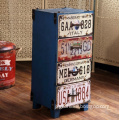 Living room Industrial Style Decorative shabby wood cabinet